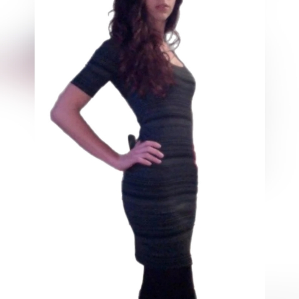 Forever 21 Black Midi Dress